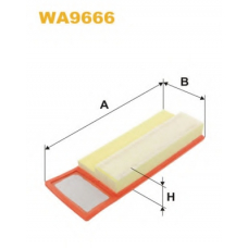 WA9666 WIX Воздушный фильтр