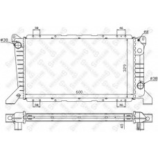 10-25056-SX STELLOX Радиатор, охлаждение двигателя