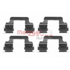 Z 1610 METZGER Комплектующие, колодки дискового тормоза