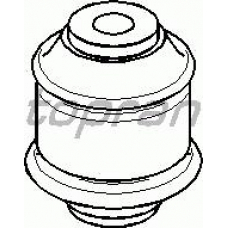 110 522 TOPRAN Подвеска, корпус колесного подшипника