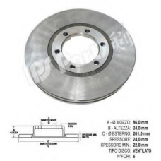 IBT-1K14 IPS Parts Тормозной диск