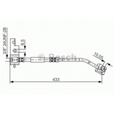 1 987 476 103 BOSCH Тормозной шланг