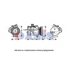 851893N AKS DASIS Компрессор, кондиционер