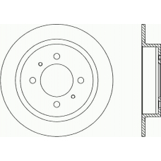 BDA1396.10 OPEN PARTS Тормозной диск