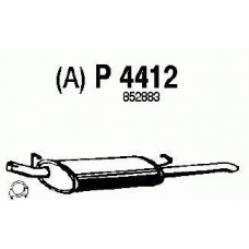 P4412 FENNO Глушитель выхлопных газов конечный