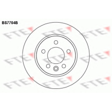 BS7704B FTE Тормозной диск