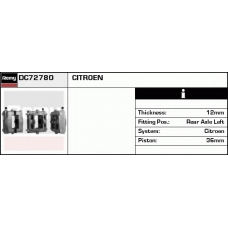 DC72780 DELCO REMY Тормозной суппорт