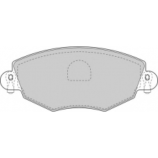 DBP241425 DURON Комплект тормозных колодок, дисковый тормоз