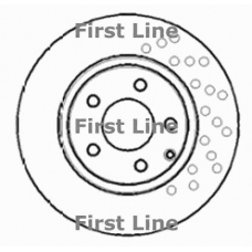 FBD1296 FIRST LINE Тормозной диск
