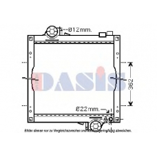 430600N AKS DASIS Радиатор, охлаждение двигателя