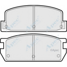 PAD571 APEC Комплект тормозных колодок, дисковый тормоз