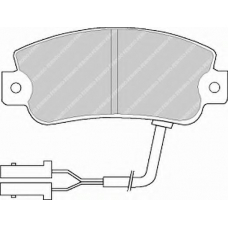 FDB442 FERODO Комплект тормозных колодок, дисковый тормоз