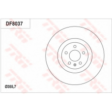 DF8037 TRW Тормозной диск