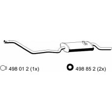 121071 ERNST Глушитель выхлопных газов конечный