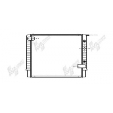 59002034 VAN WEZEL Радиатор, охлаждение двигателя
