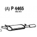 P4465 FENNO Глушитель выхлопных газов конечный