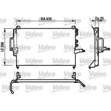 817201 VALEO Конденсатор, кондиционер