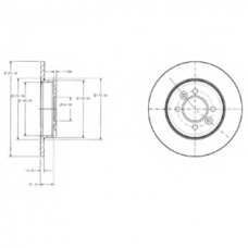 BG2694 DELPHI Тормозной диск