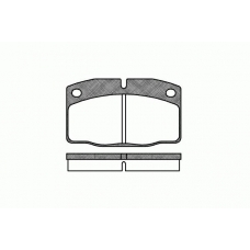 0101.00 REMSA Комплект тормозных колодок, дисковый тормоз