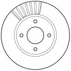 562811BC BENDIX Тормозной диск