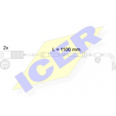 610457 E C ICER Сигнализатор, износ тормозных колодок