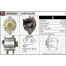 DRZ0201 DELCO REMY Генератор