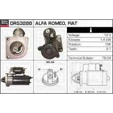 DRS3288 DELCO REMY Стартер