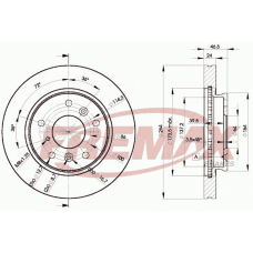 BD-3260 FREMAX Тормозной диск