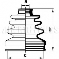 J2885011 NIPPARTS Комплект пылника, приводной вал