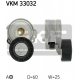 VKM 33032<br />SKF<br />Натяжной ролик, поликлиновой  ремень