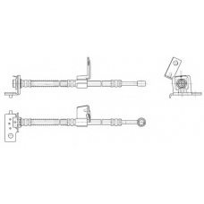 FHY3125 FERODO Тормозной шланг