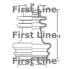 FCB2639 FIRST LINE Пыльник, приводной вал