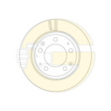 6062805 GIRLING Тормозной диск