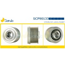 SCP90133.0 SANDO Ременный шкив, генератор