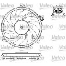 696073 VALEO Вентилятор, охлаждение двигателя