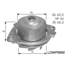 LDWP0690 TRW Водяной насос