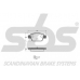 1501222366 S.b.s. Комплект тормозных колодок, дисковый тормоз
