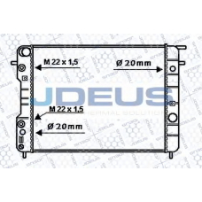 020M37 JDEUS Радиатор, охлаждение двигателя