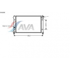 STA2005 AVA Радиатор, охлаждение двигателя