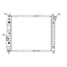 53638 NRF Радиатор, охлаждение двигателя