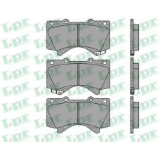 05P1418 LPR Комплект тормозных колодок, дисковый тормоз