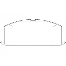 WBP20870A WAGNER LOCKHEED Комплект тормозных колодок, дисковый тормоз