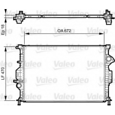 735373 VALEO Радиатор, охлаждение двигателя