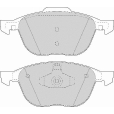 FD7078N NECTO Комплект тормозных колодок, дисковый тормоз