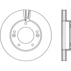 BDR2240.20 OPEN PARTS Тормозной диск