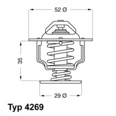 4269.78 WAHLER Термостат, охлаждающая жидкость