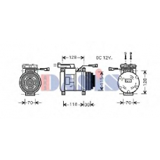 851396N AKS DASIS Компрессор, кондиционер