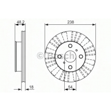 0 986 479 862 BOSCH Тормозной диск