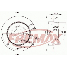 BD-4201 FREMAX Тормозной диск