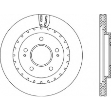 BDR2239.20 OPEN PARTS Тормозной диск